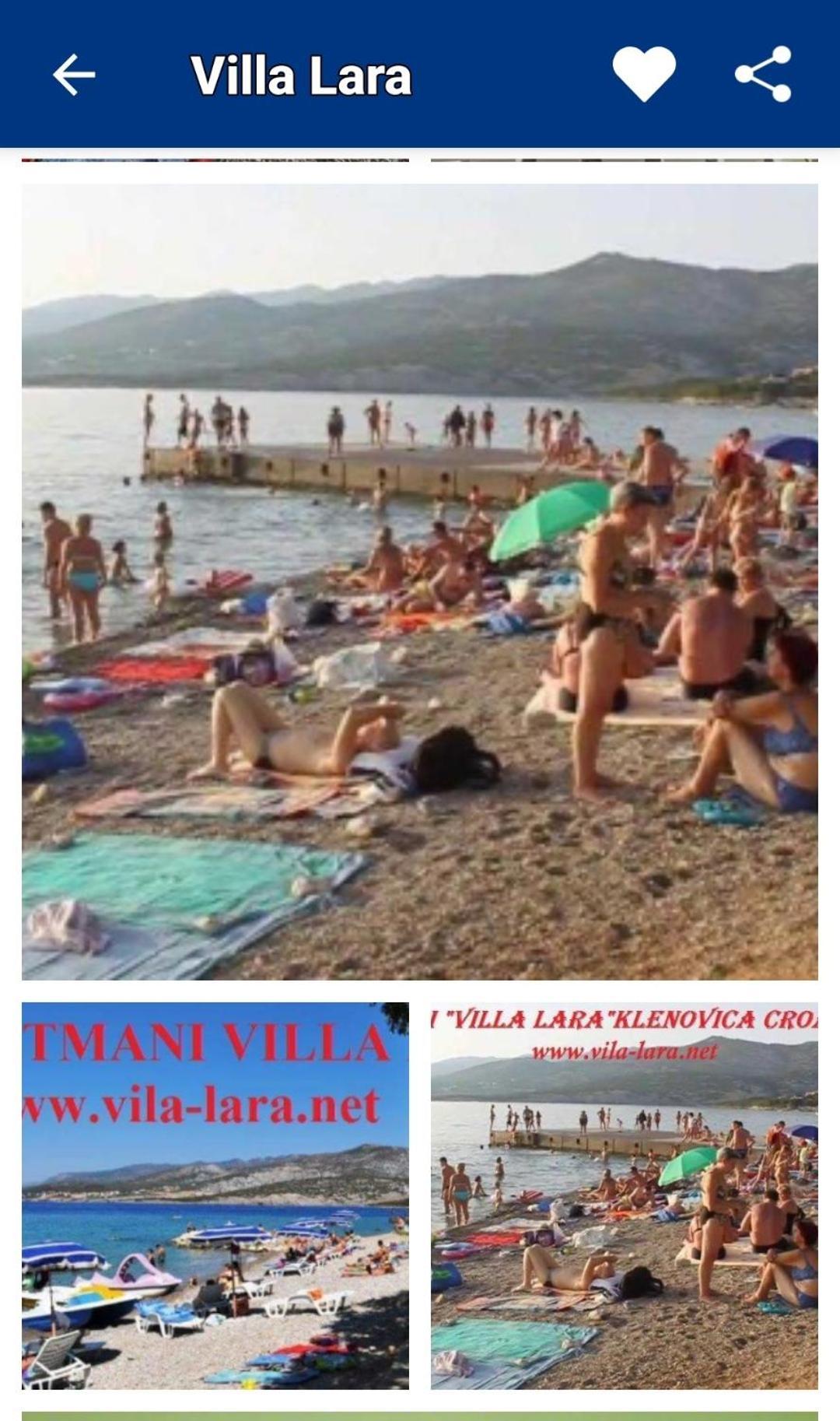 Villa Lara Klenovica Bagian luar foto